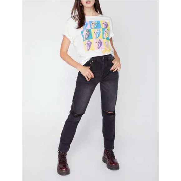 pistola Denim - Pistola Women's Washed Black Jeans Stretch Distressed Denim Style P6343 Size 30